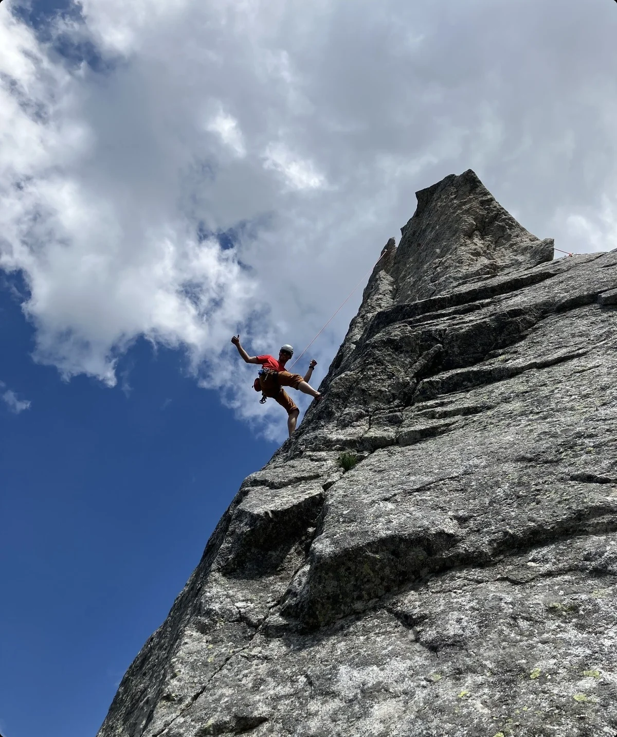 Gemeinsame Klettertour der Klettergruppe Breitensport | © Maike Töpsch 