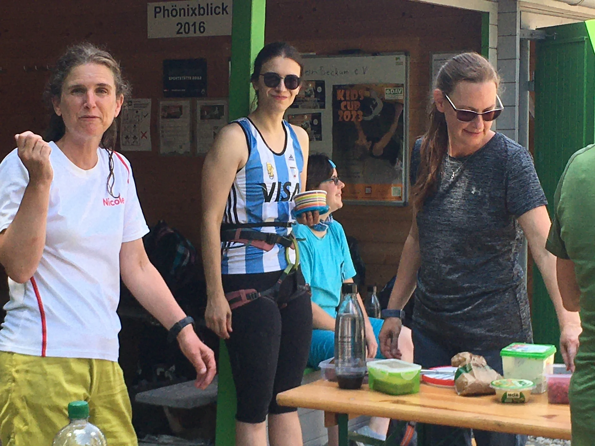 Pause im DAV Kletterzentrum Beckum | © Margret Räcke