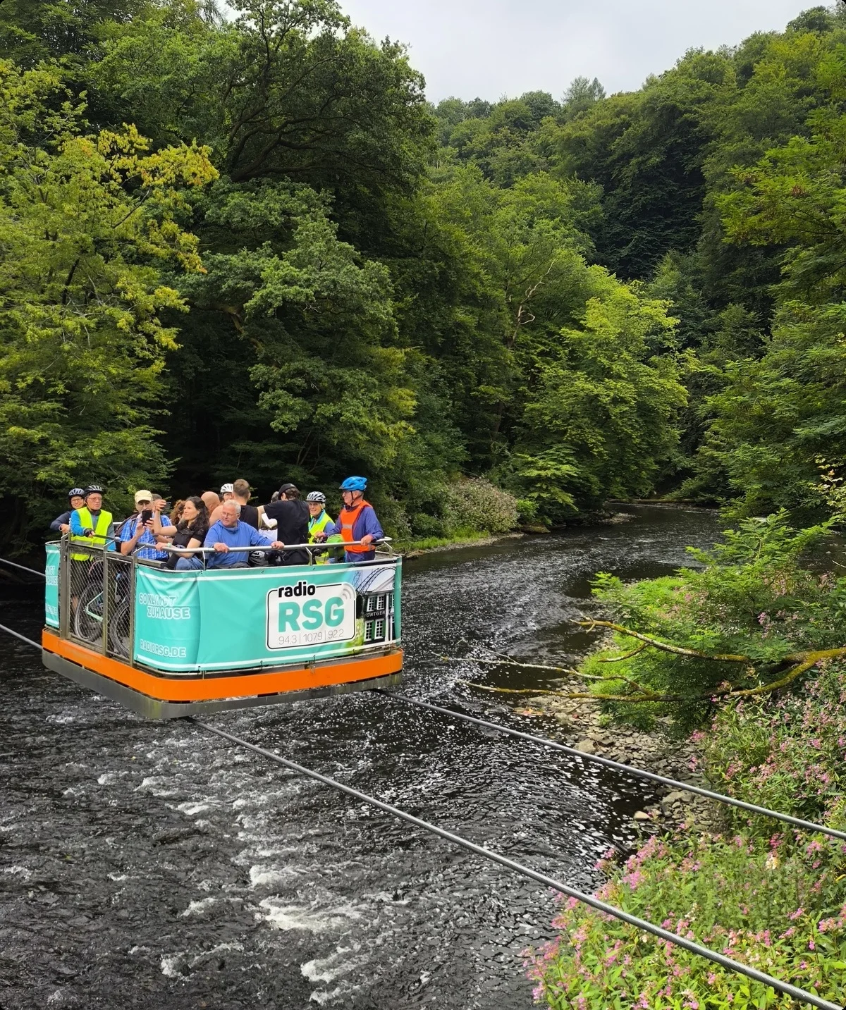 Schwebefähre über die Wupper | © Lydia Mihlan