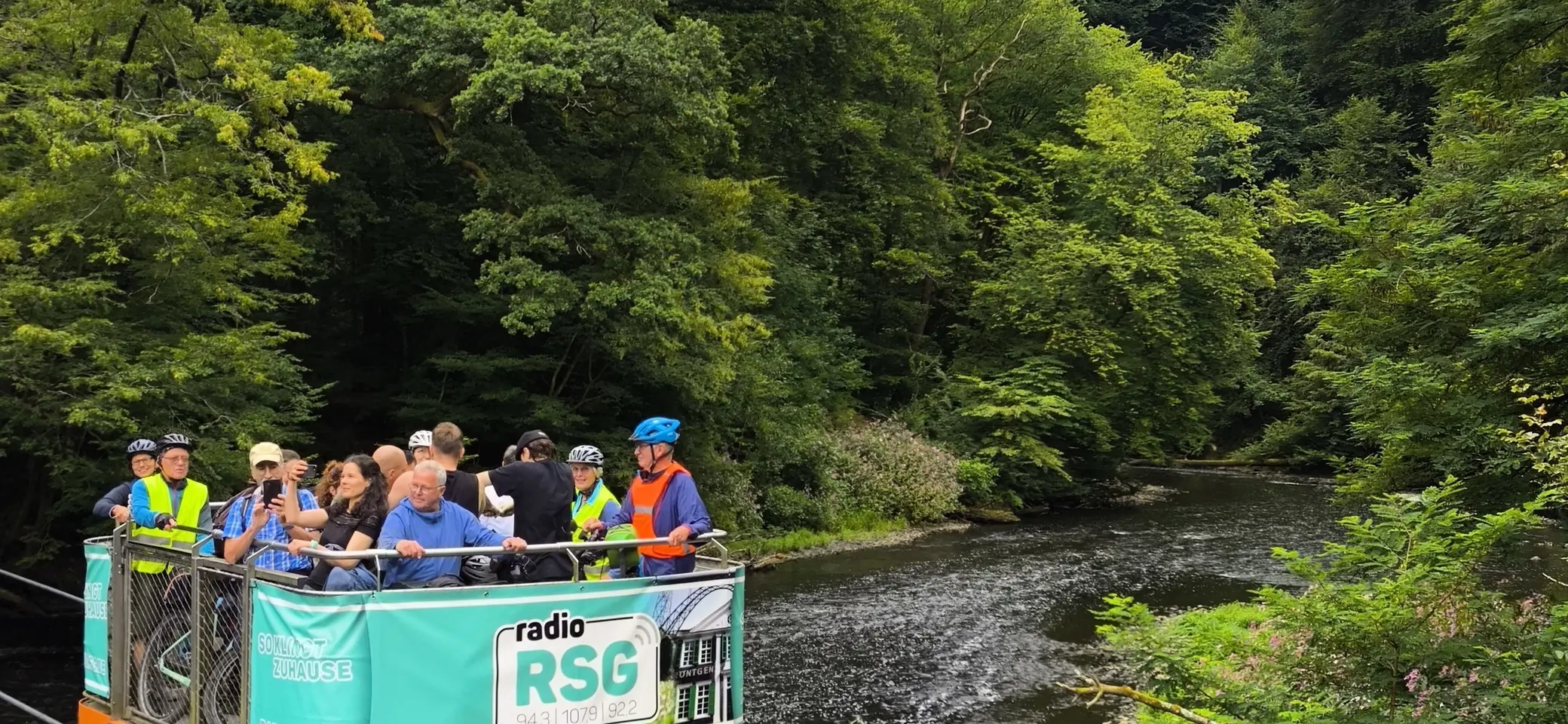 Schwebefähre über die Wupper | © Lydia Mihlan