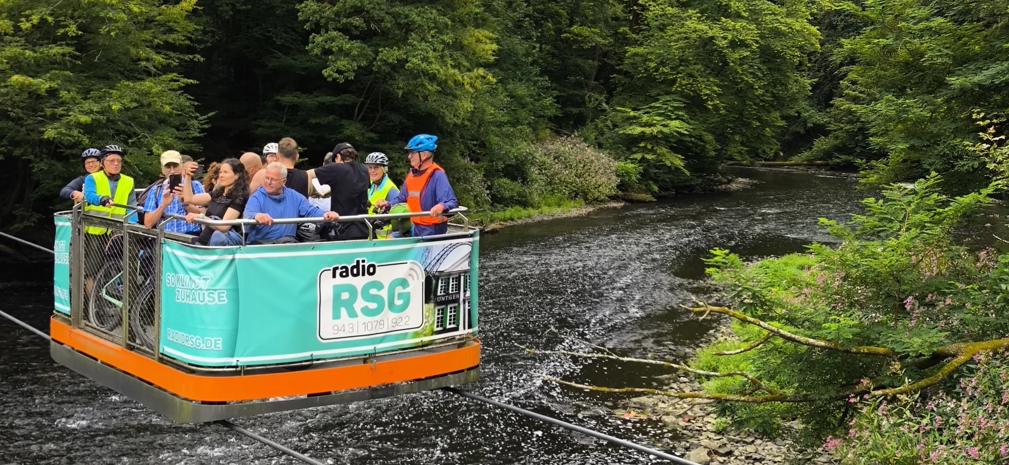 Schwebefähre über die Wupper | © Lydia Mihlan