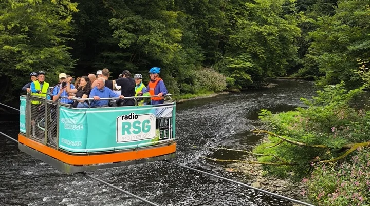 Schwebefähre über die Wupper | © Lydia Mihlan