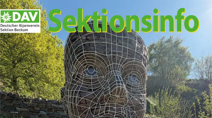 Titelseite der Sektionsinfo | © DAV Beckum